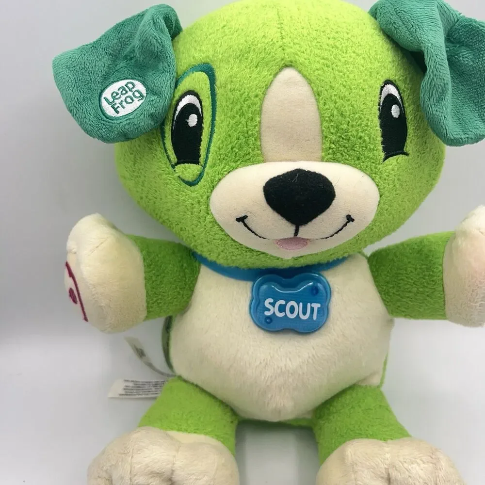 Leap Frog Interactive Learning My Pal Scout Plush Talking Puppy Dog Tested Works